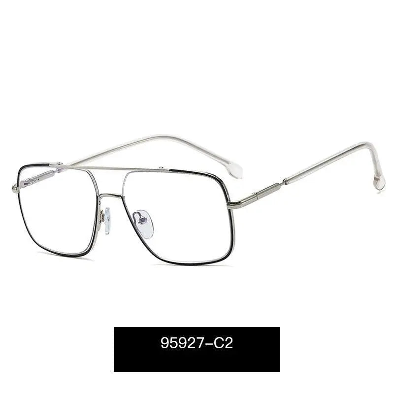 Women's Square Full Rim TR90 Double Bridge Prescription Glasses 95927 — view 5 | Rx Spectacle