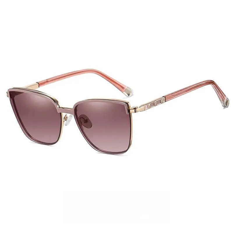 Women's Cat Eye Full Rim TR90 Clip-On Prescription Glasses 85009 — view 7 | Rx Spectacle