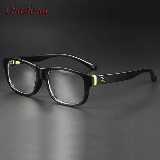Unisex Square Full Rim Titanium Sports Glasses 0048 — view 1 | Rx Spectacle