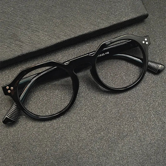 Unisex Round Full Rim Acetate Reading Glasses 3395 — view 1 | Rx Spectacle