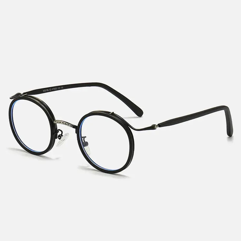 Unisex Round Full Rim Acetate Reading Glasses 22105 — view 6 | Rx Spectacle