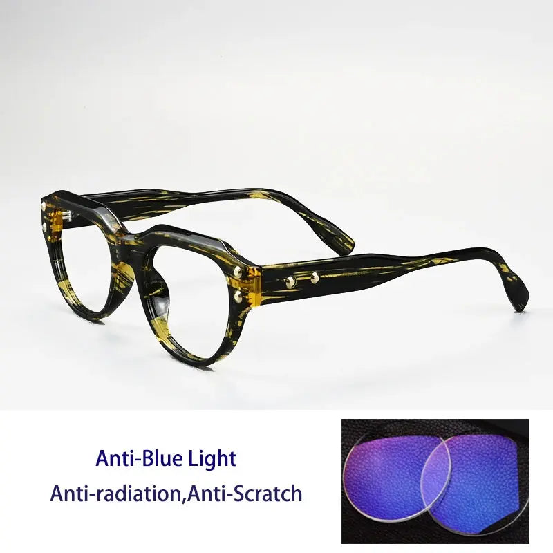 Unisex Oval Full Rim TR90 Reading Glasses 671027 — view 3 | Rx Spectacle