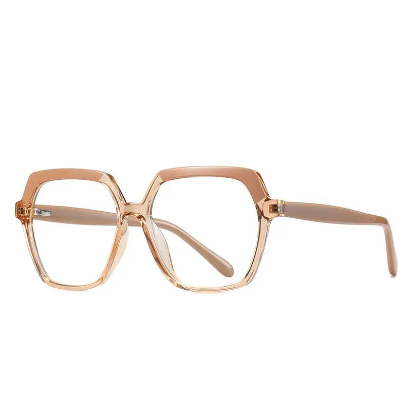 Women's Polygon Full Rim Titanium Prescription Glasses 942018 — view 5 | Rx Spectacle