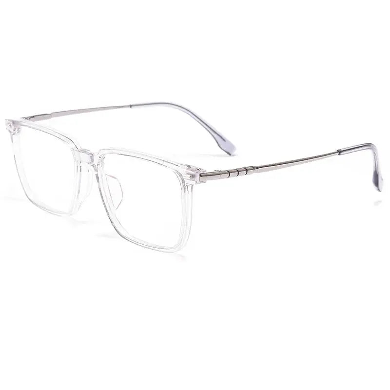 Men's Square Full Rim Titanium Prescription Glasses 948501 — view 4 | Rx Spectacle