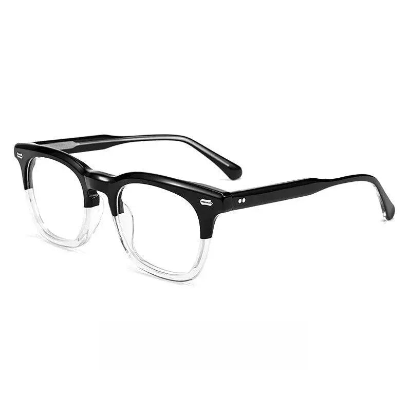 Unisex Square Full Rim Acetate Prescription Glasses Kbt98612 — view 9 | Rx Spectacle