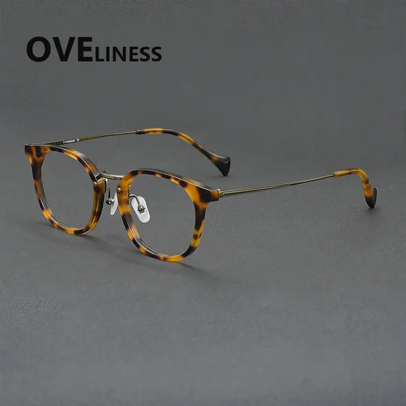 Unisex Round Full Rim Titanium Prescription Glasses 936019 — view 5 | Rx Spectacle