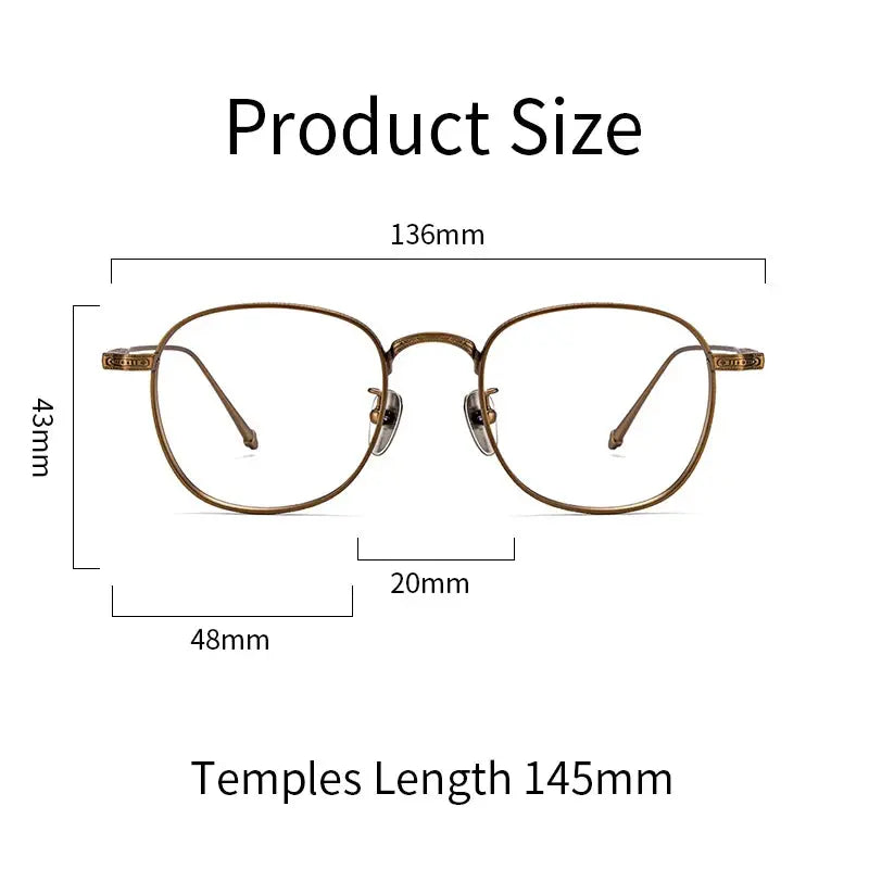 Women's Oval Full Rim Titanium Prescription Glasses 73090 — view 2 | Rx Spectacle