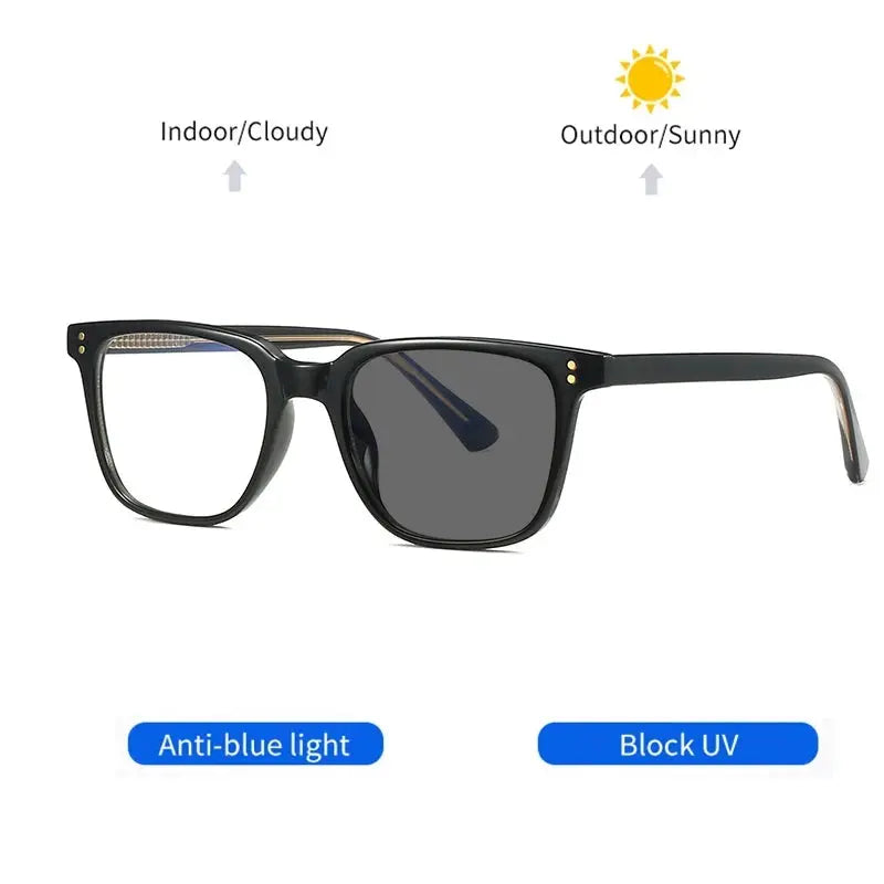 Unisex Square Full Rim Acetate Reading Glasses 2021b — view 4 | Rx Spectacle