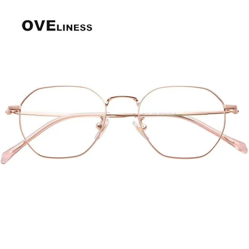 Women's Round Full Rim Titanium Prescription Glasses 2018 — view 10 | Rx Spectacle