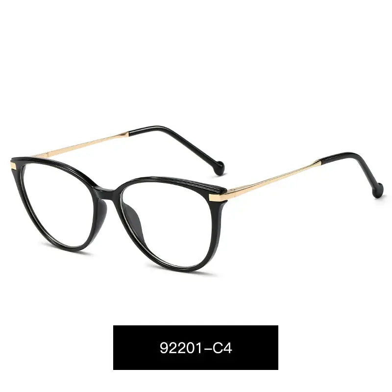 Women's Cat Eye Full Rim TR90 Prescription Glasses 92201 — view 8 | Rx Spectacle