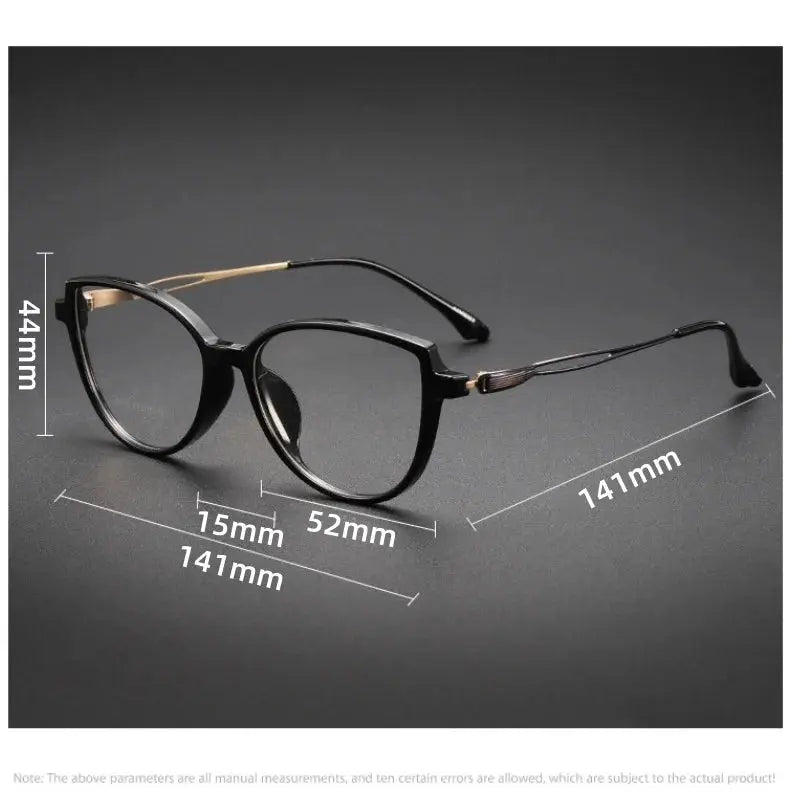 Women's Oval Full Rim TR90 Prescription Glasses 726016 — view 2 | Rx Spectacle