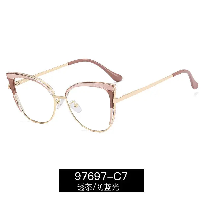Women's Cat Eye Full Rim Acetate Prescription Glasses 97697 — view 4 | Rx Spectacle