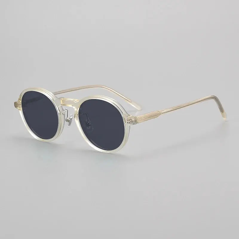 Unisex Round Full Rim Acetate Prescription Glasses 14543 — view 10 | Rx Spectacle