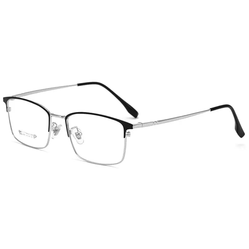 Men's Polygon Full Rim Alloy Prescription Glasses 942082 — view 3 | Rx Spectacle