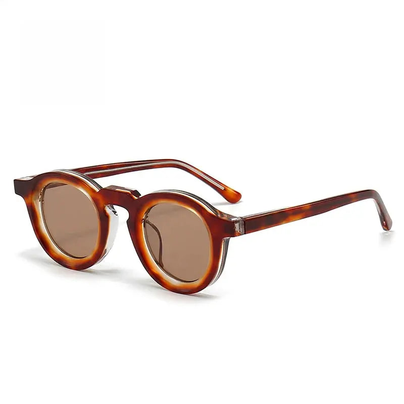 Unisex Round Full Rim Acetate Prescription Glasses 442741 — view 10 | Rx Spectacle