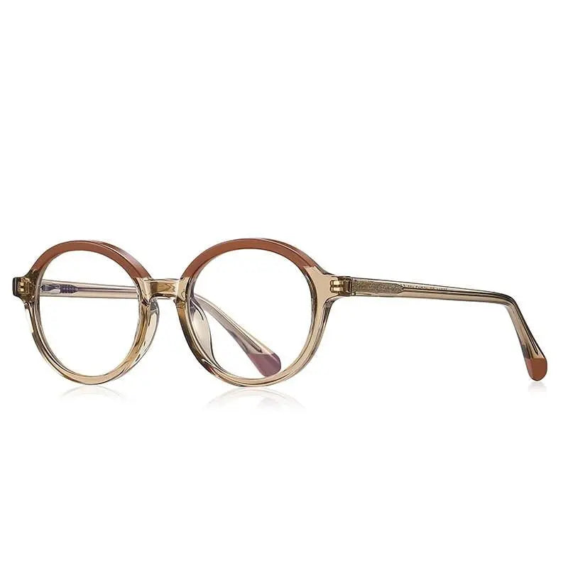 Unisex Round Full Rim TR90 Prescription Glasses 20214 — view 6 | Rx Spectacle