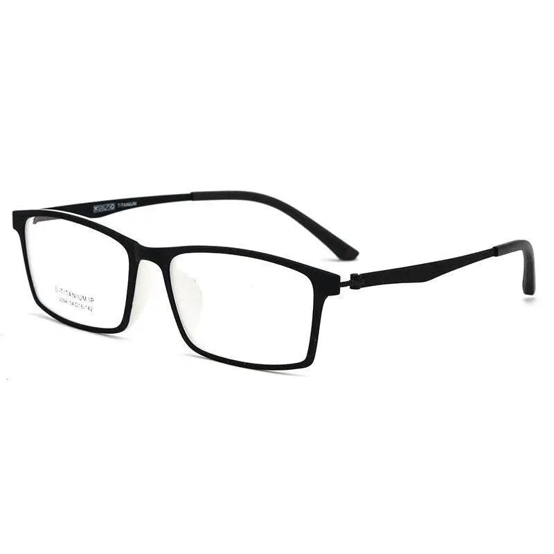 Unisex Square Full Rim Titanium Prescription Glasses 023094 — view 2 | Rx Spectacle