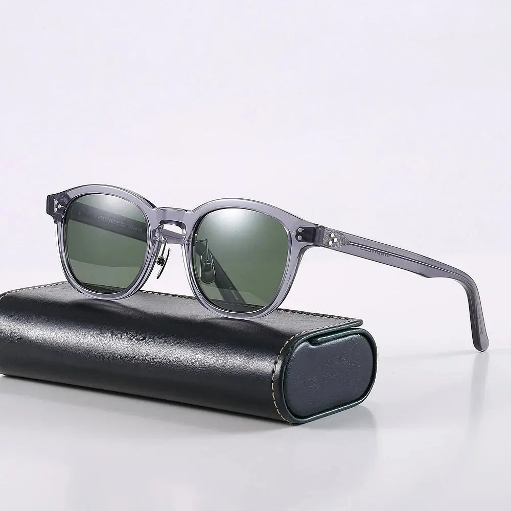 Men's Square Full Rim Acetate Prescription Glasses 4950 — view 9 | Rx Spectacle