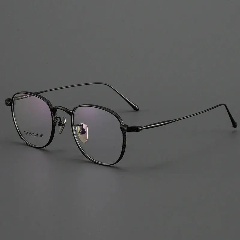 Women's Oval Full Rim Titanium Prescription Glasses 73090 — view 6 | Rx Spectacle