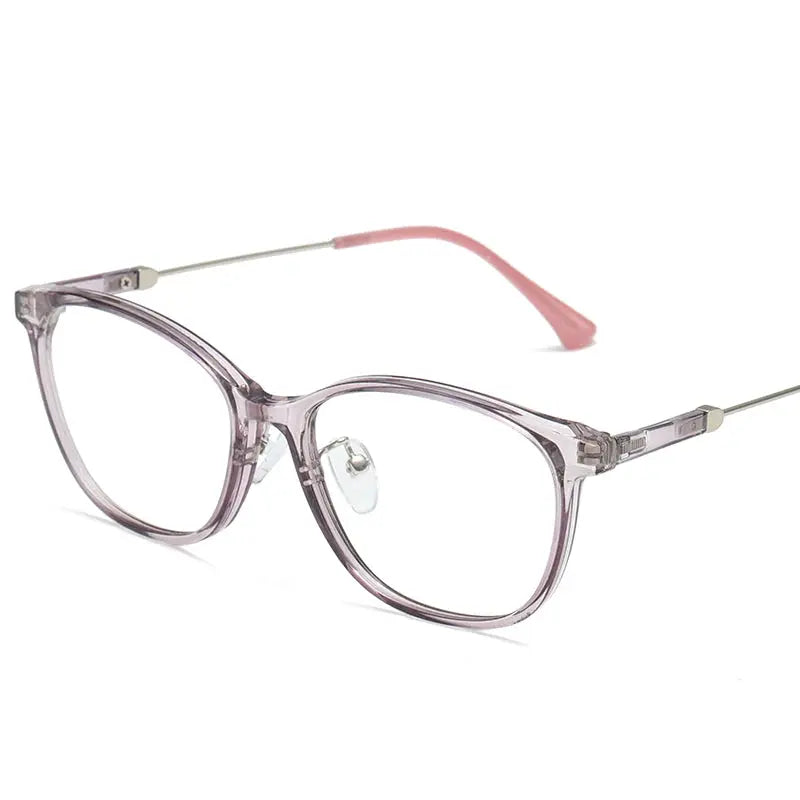 Unisex Round Full Rim Plastic Prescription Glasses 81290 — view 8 | Rx Spectacle