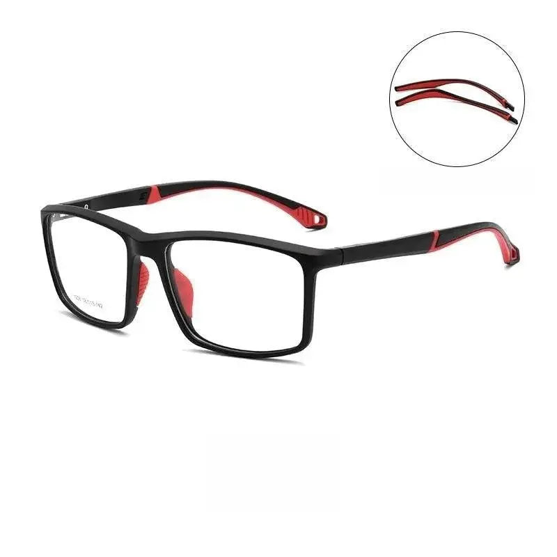 Unisex Square Full Rim TR90 Sports Glasses Y1226d — view 8 | Rx Spectacle