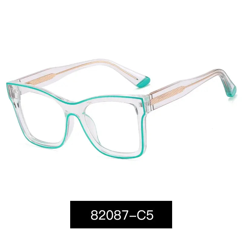 Women's Cat Eye Full Rim TR90 Prescription Glasses 82087 — view 6 | Rx Spectacle