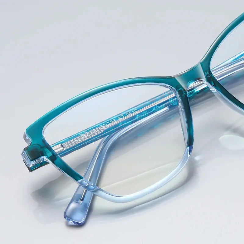 Women's Cat Eye Full Rim TR90 Prescription Glasses J2130 — view 6 | Rx Spectacle