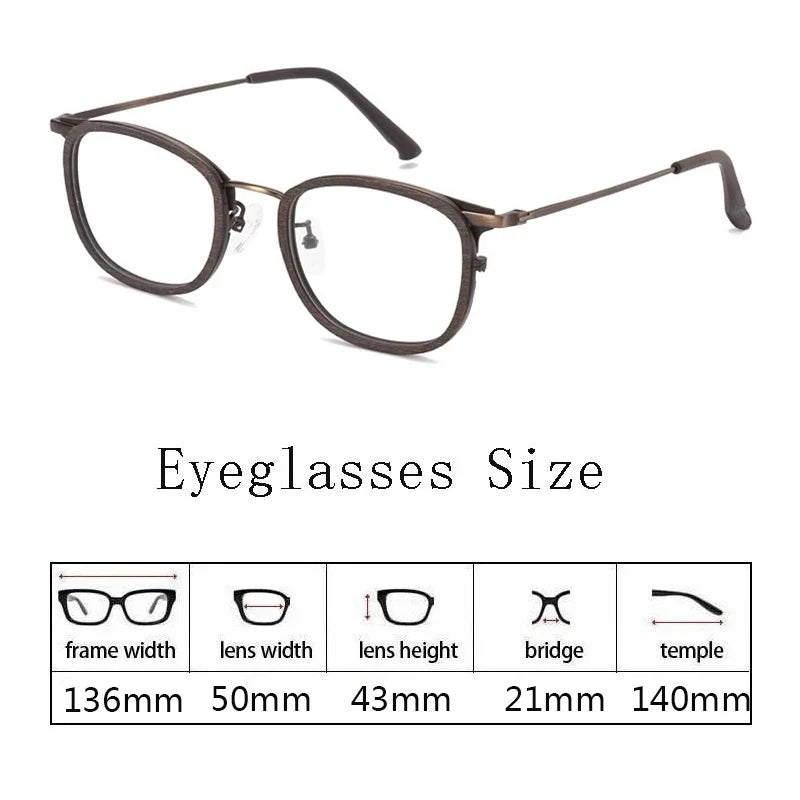 Women's Square Full Rim Titanium Prescription Glasses 809500 — view 2 | Rx Spectacle