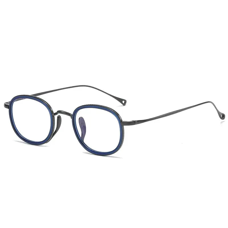 Women's Square Full Rim Titanium Prescription Glasses 367309 — view 6 | Rx Spectacle