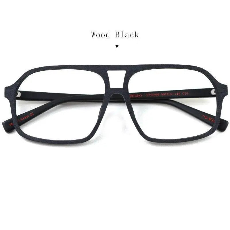Unisex Square Full Rim Acetate Double Bridge Prescription Glasses Ft8896 — view 5 | Rx Spectacle