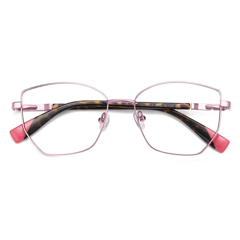 Unisex Square Full Rim Alloy Prescription Glasses 3011 — view 7 | Rx Spectacle