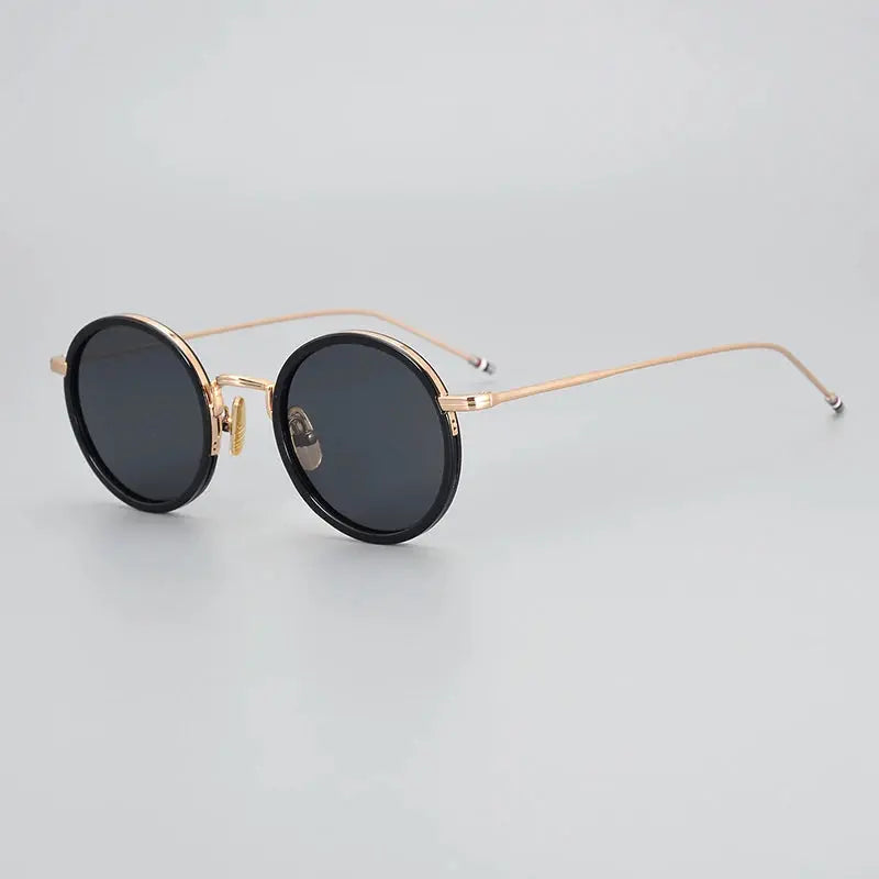 Men's Round Full Rim Alloy Prescription Glasses X906 — view 4 | Rx Spectacle