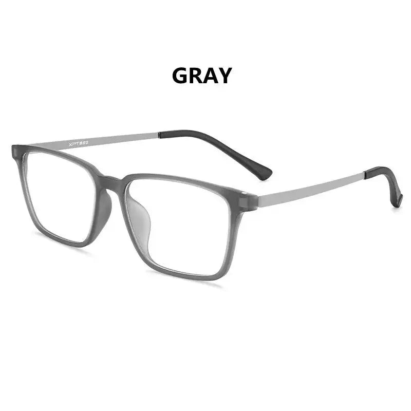 Unisex Square Full Rim Titanium Reading Glasses 98221 — view 8 | Rx Spectacle