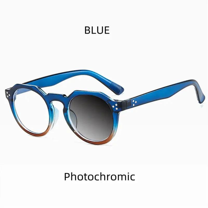 Unisex Round Full Rim Acetate Reading Glasses 3395 — view 9 | Rx Spectacle