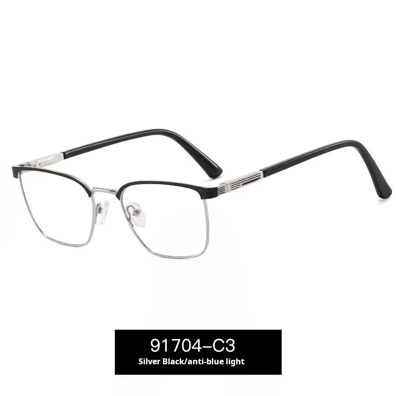 Square Full Rim Alloy Prescription Glasses 91704 — view 8 | Rx Spectacle