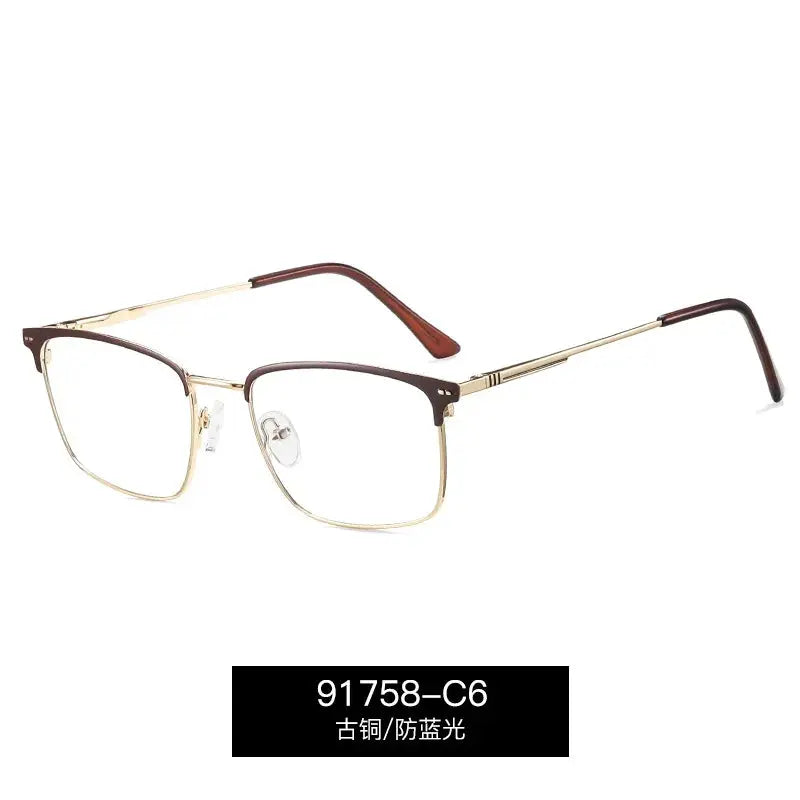 Unisex Square Full Rim TR90 Prescription Glasses 391758 — view 4 | Rx Spectacle