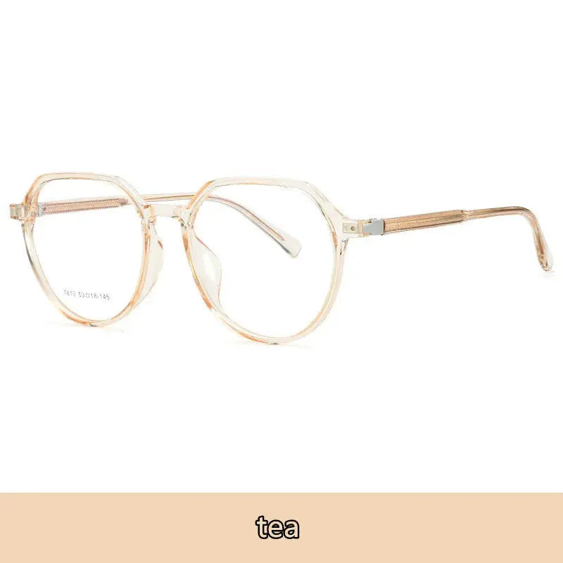 Unisex Oval Full Rim TR90 Flat Top Reading Glasses 7810 — view 8 | Rx Spectacle