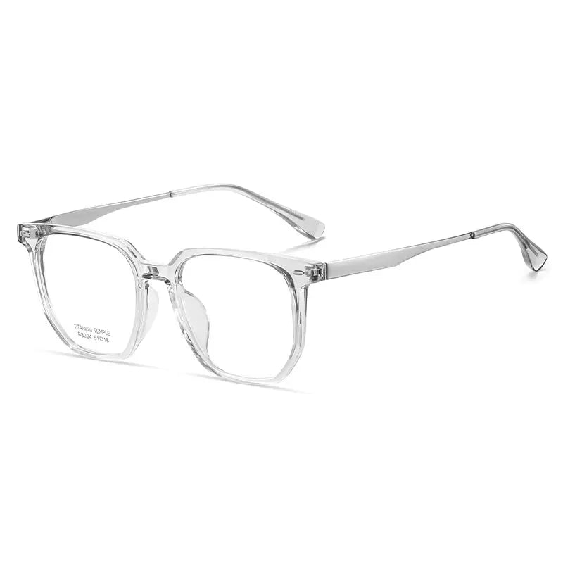 Unisex Square Full Rim Plastic Prescription Glasses 8004 — view 19 | Rx Spectacle
