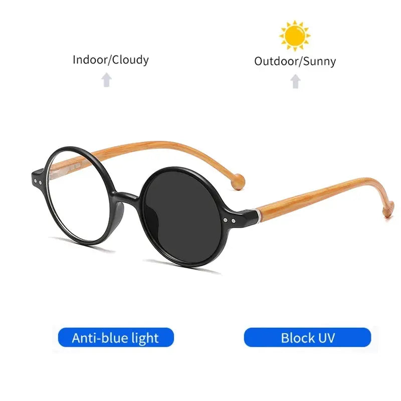 Unisex Round Full Rim Acetate Reading Glasses 5067 — view 3 | Rx Spectacle