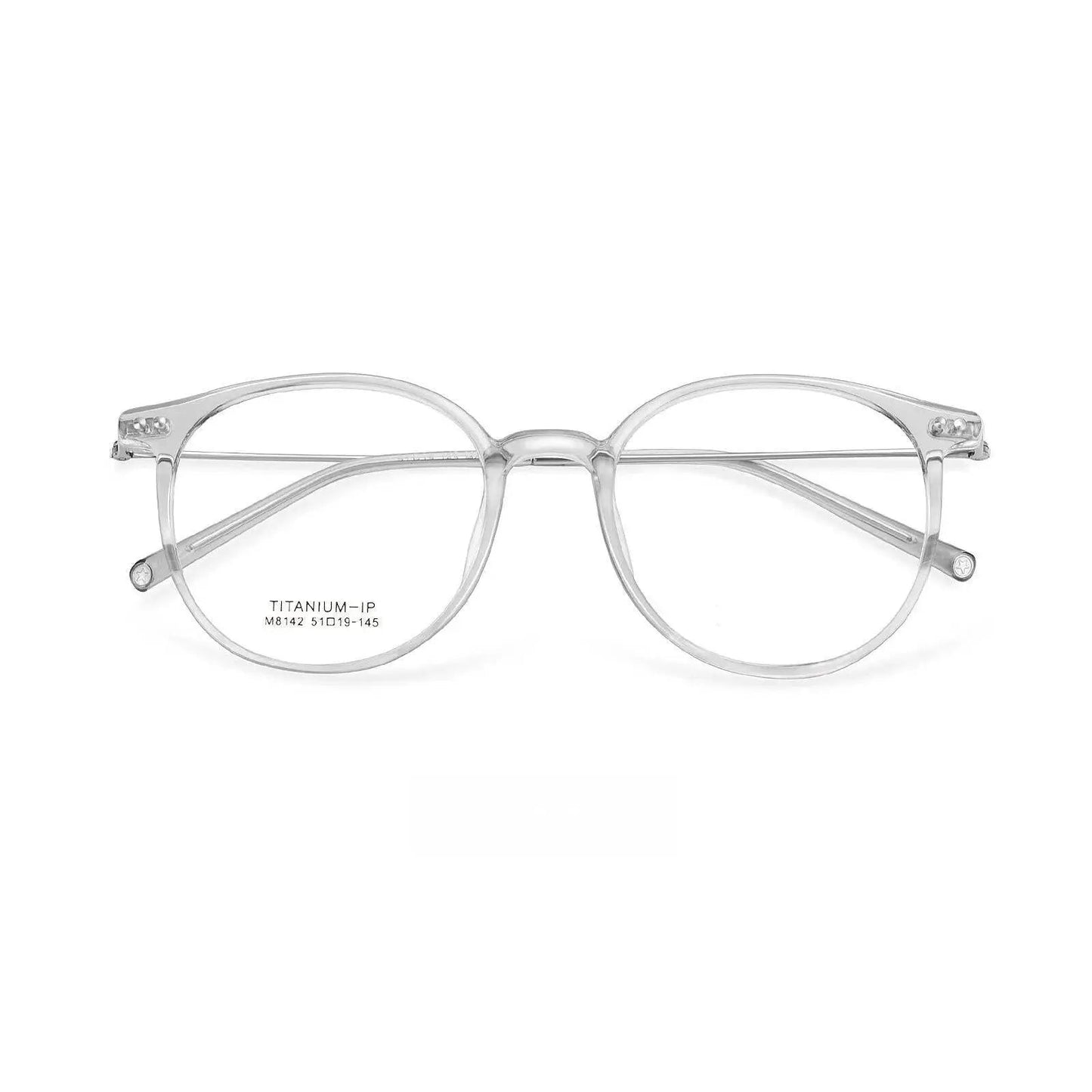 Unisex Square Full Rim Prescription Glasses M8142 — view 10 | Rx Spectacle