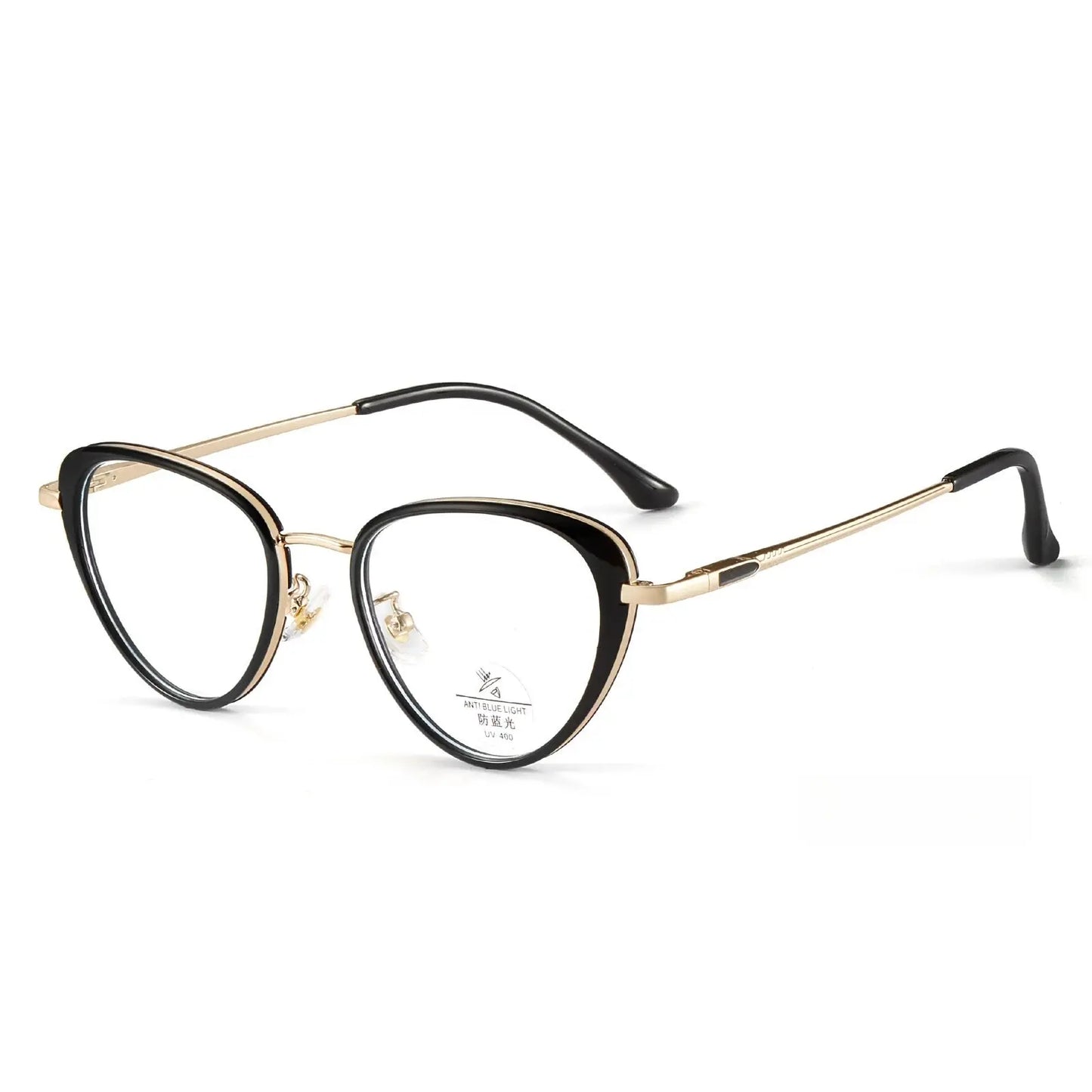 Women's Cat Eye Full Rim TR90 Prescription Glasses Y11931 — view 7 | Rx Spectacle