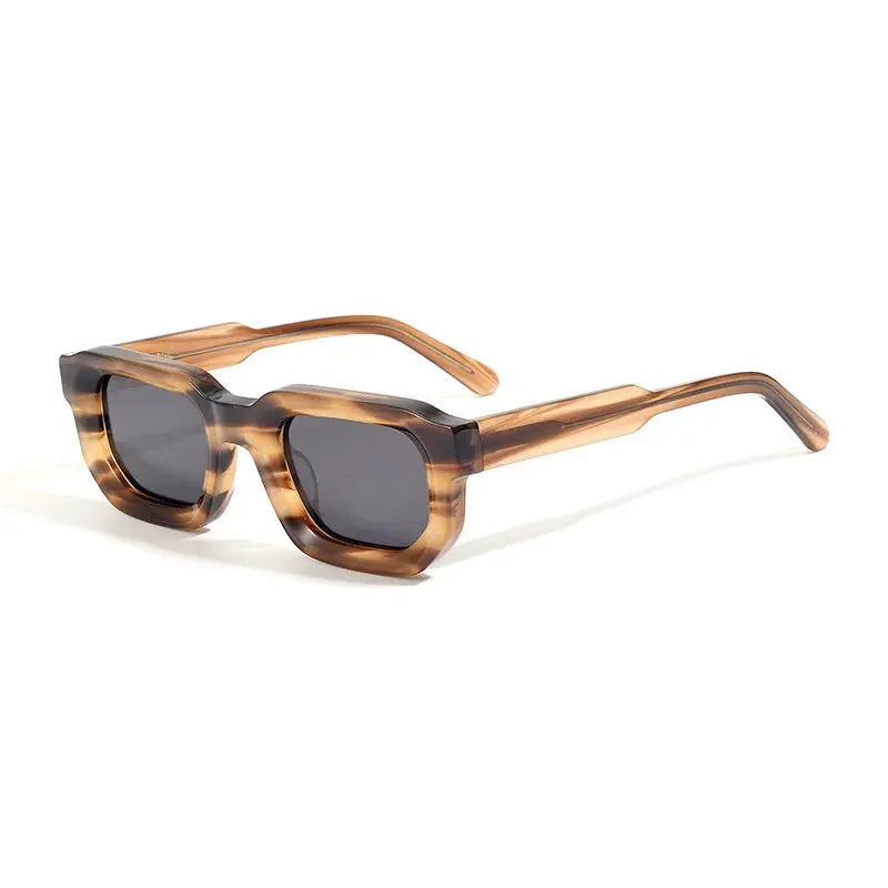 Unisex Browline Full Rim Acetate Prescription Glasses 366037 — view 3 | Rx Spectacle