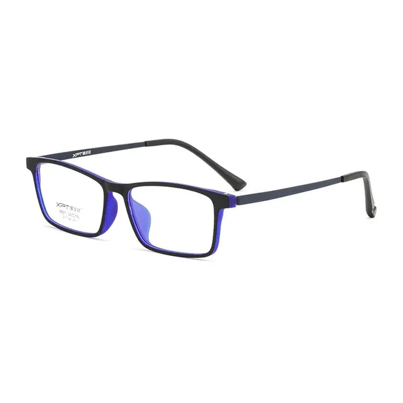 Unisex Square Full Rim Titanium Prescription Glasses 982147 — view 7 | Rx Spectacle