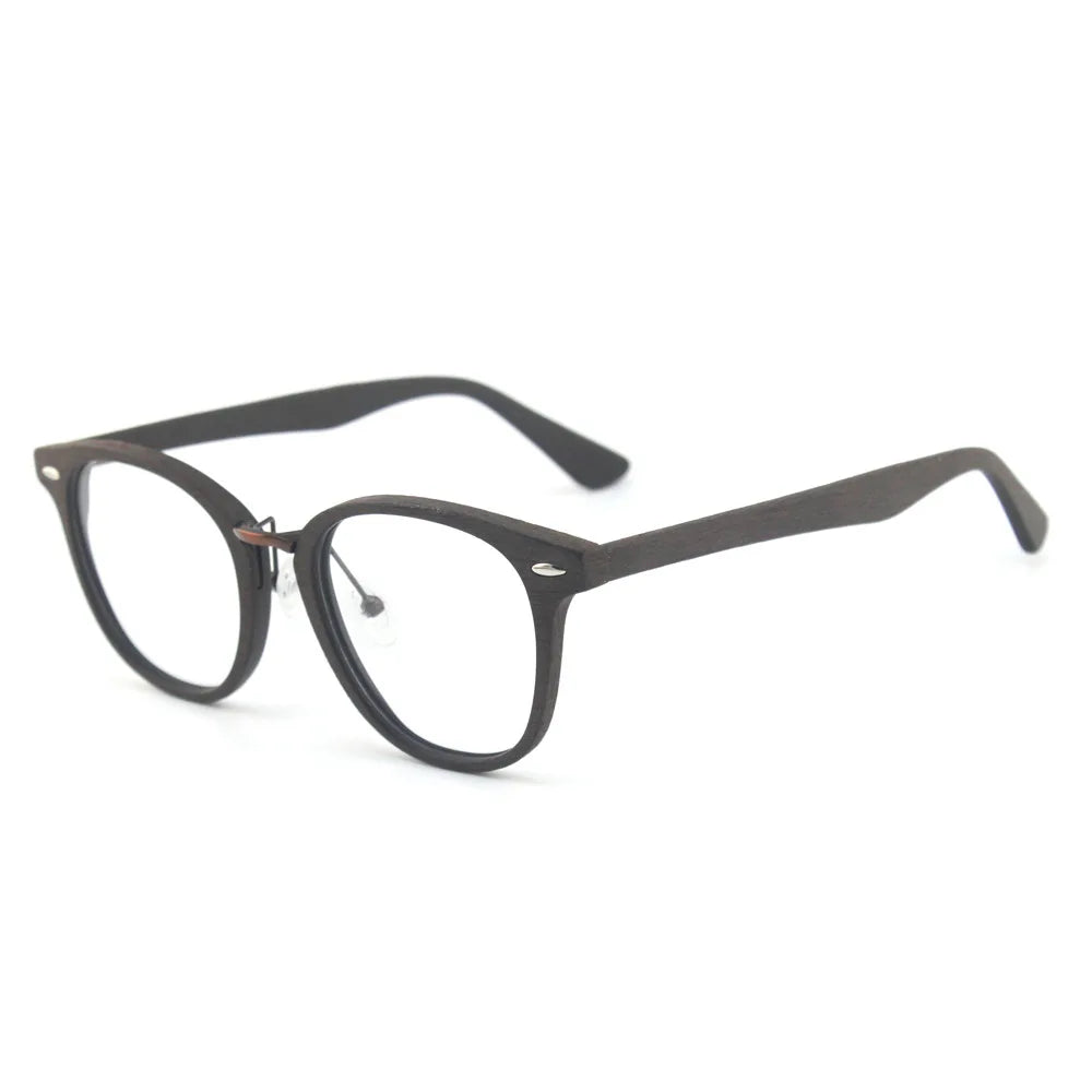 Men's Round Full Rim Titanium Prescription Glasses 535500 — view 6 | Rx Spectacle