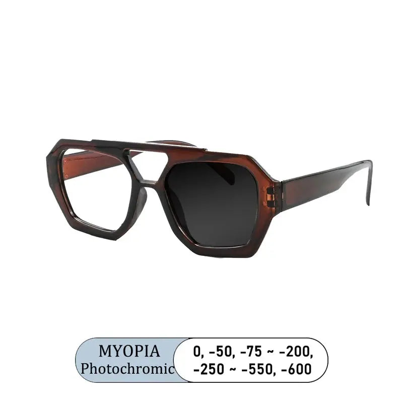 Unisex Polygon Full Rim TR90 Double Bridge Reading Glasses 220033 — view 8 | Rx Spectacle