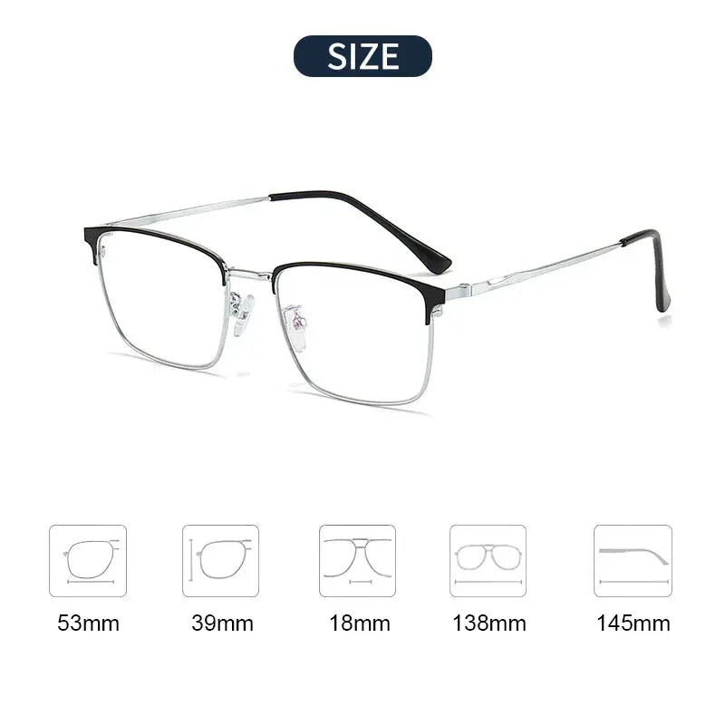 Women's Square Full Rim Prescription Glasses 53125 — view 2 | Rx Spectacle