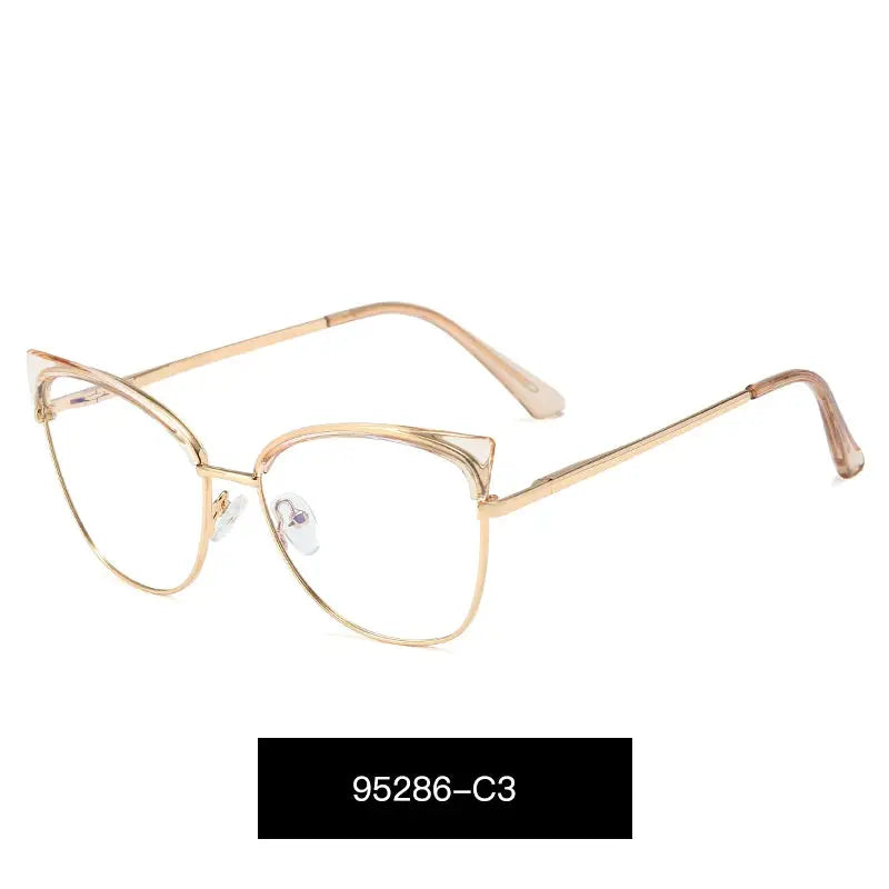 Women's Cat Eye Full Rim TR90 Prescription Glasses 95286 — view 6 | Rx Spectacle