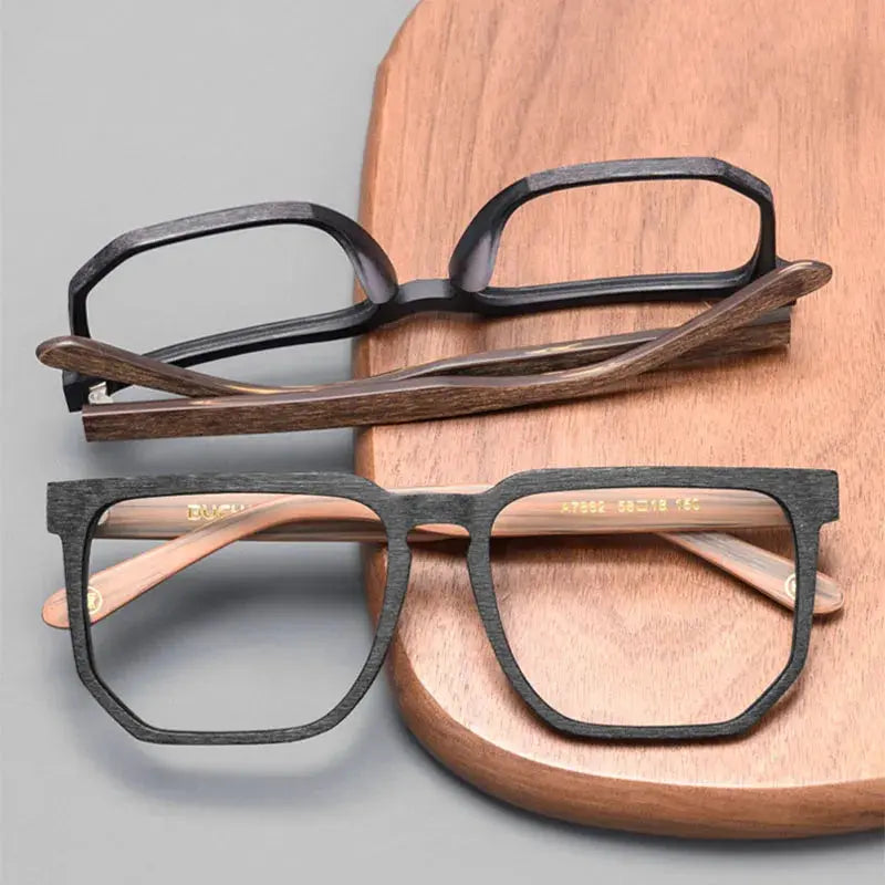 Men's Square Full Rim Acetate Oversized Prescription Glasses 76821 — view 2 | Rx Spectacle