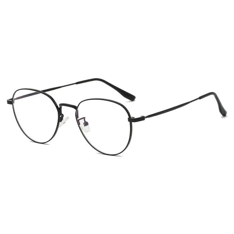 Women's Round Full Rim Alloy Prescription Glasses L2092 — view 1 | Rx Spectacle