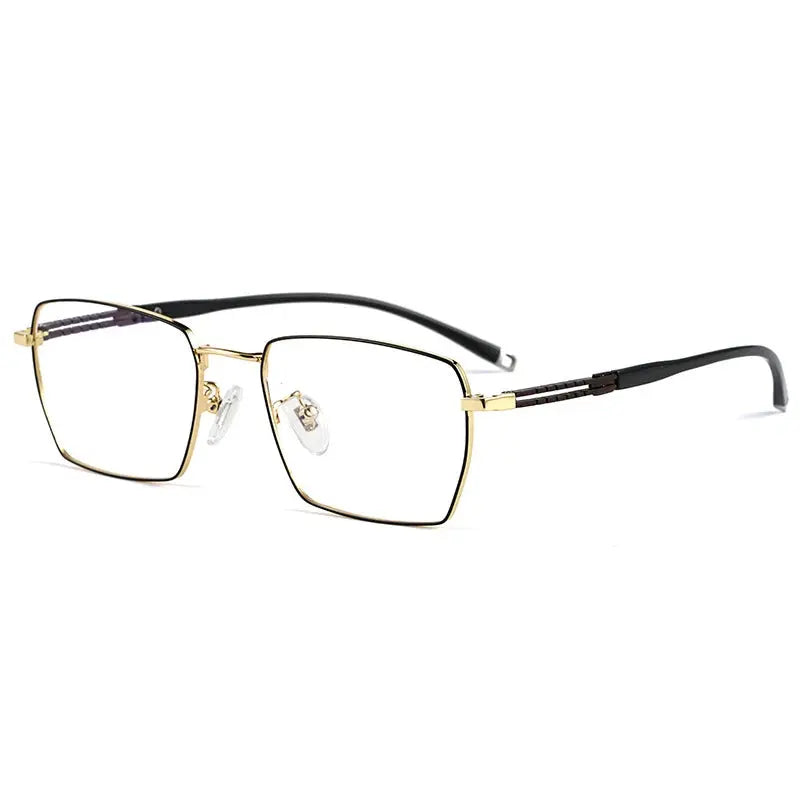 Women's Polygon Full Rim Titanium Prescription Glasses 486038 — view 4 | Rx Spectacle